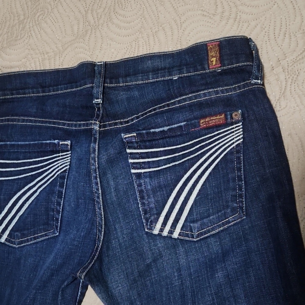 7 For All Mankind Women's Blue Jeans